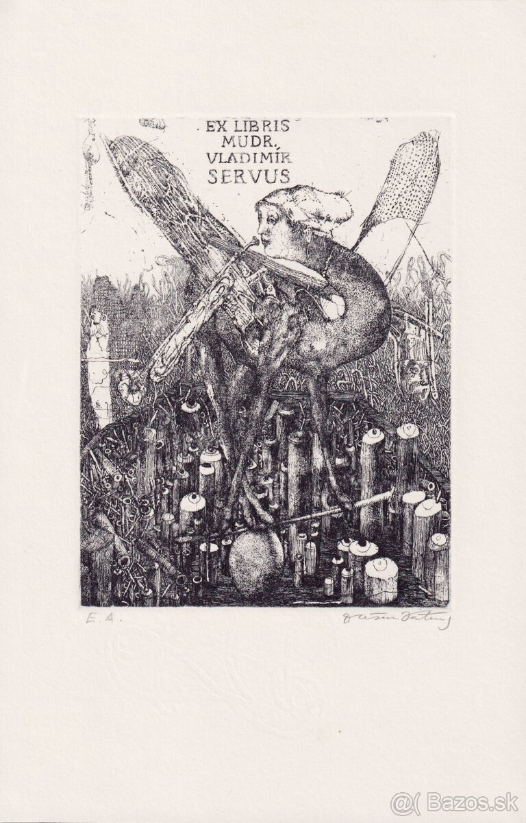 predam grafiky - exlibris Dusan Kallay - 2