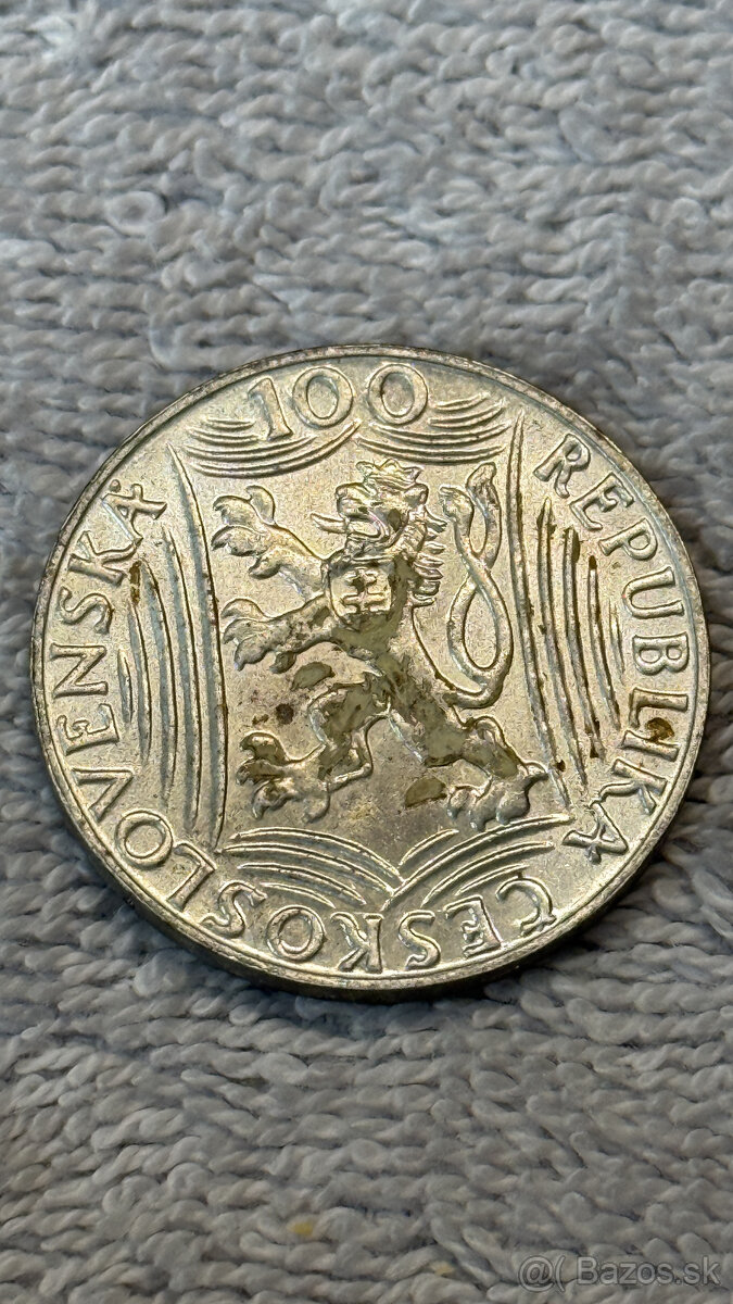Stříbrná mince Československo – 100 Kčs 1949 J. V. Stalin (A - 2