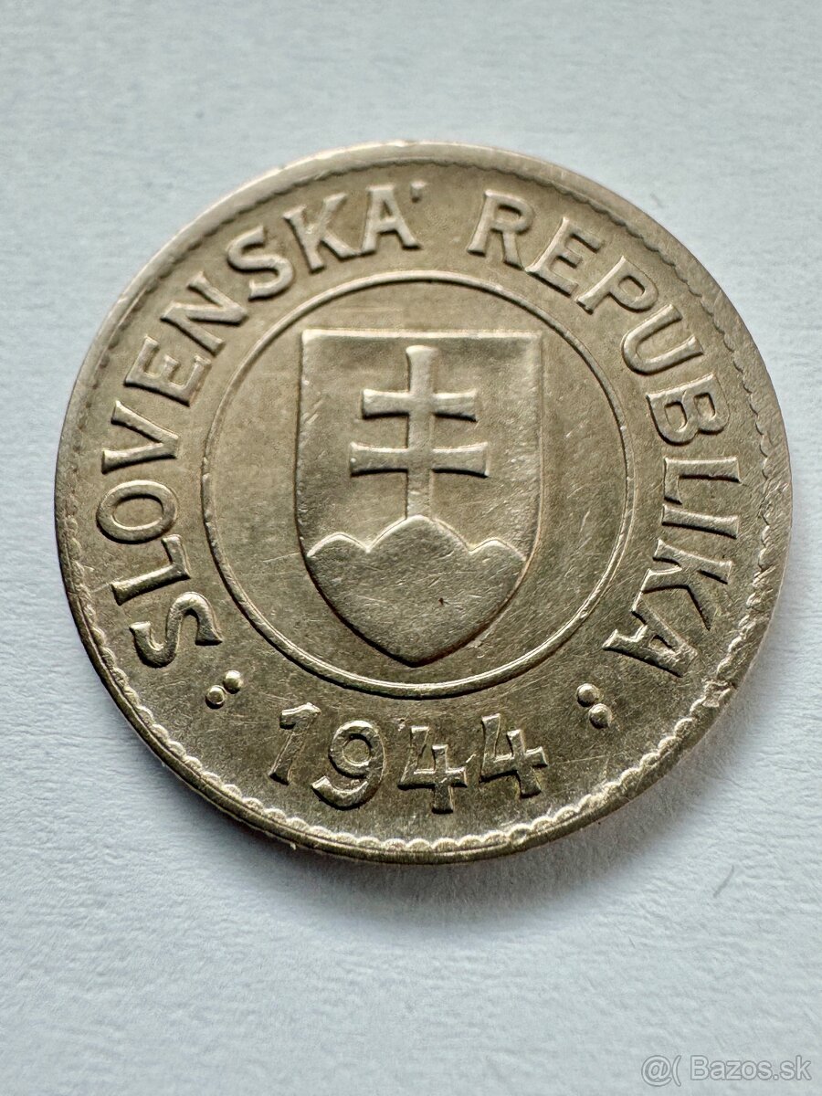 1 koruna 1944 - 2