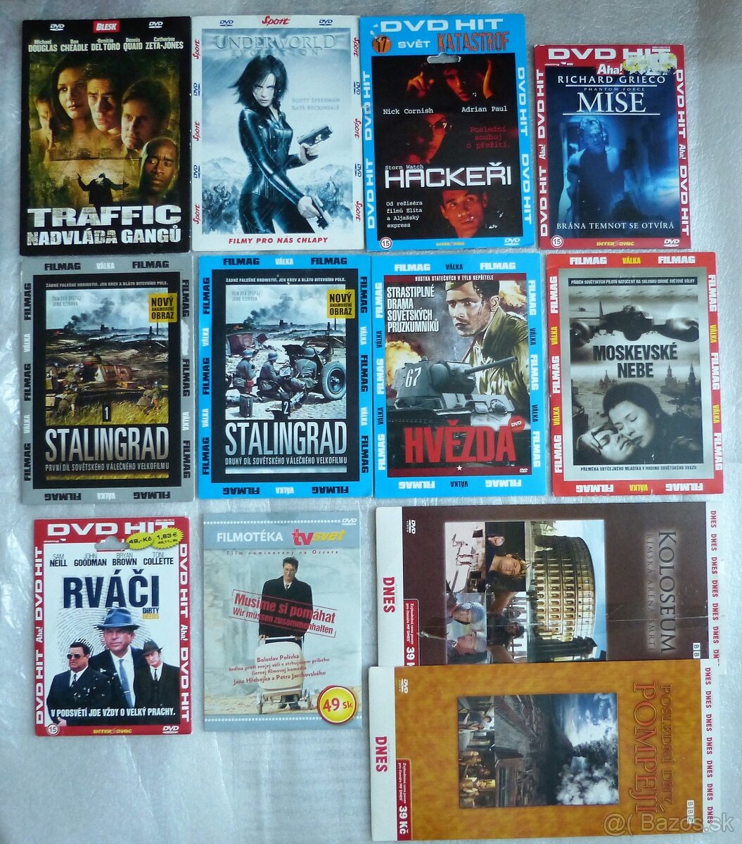 Predaj DVD, CD, filmy, cestopis, náučne, hry. - 2