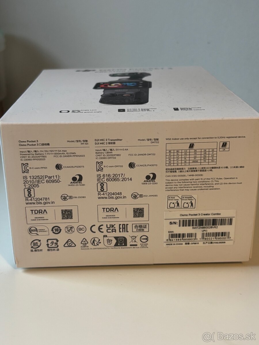 Dji Osmo Pocket 3 Creator Combo nové - 2