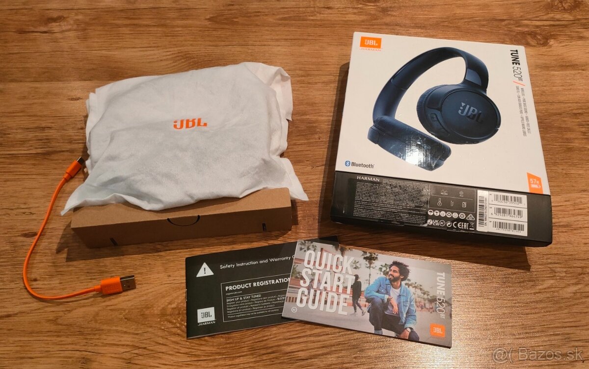 Bezdrôtové slúchadlá JBL TUNE 520BT Blue - 2