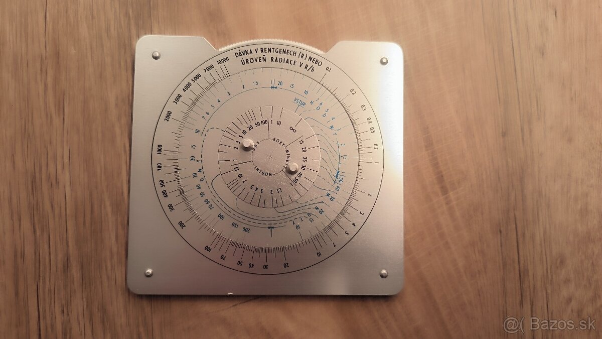 Dozimetrické pravítko - 2