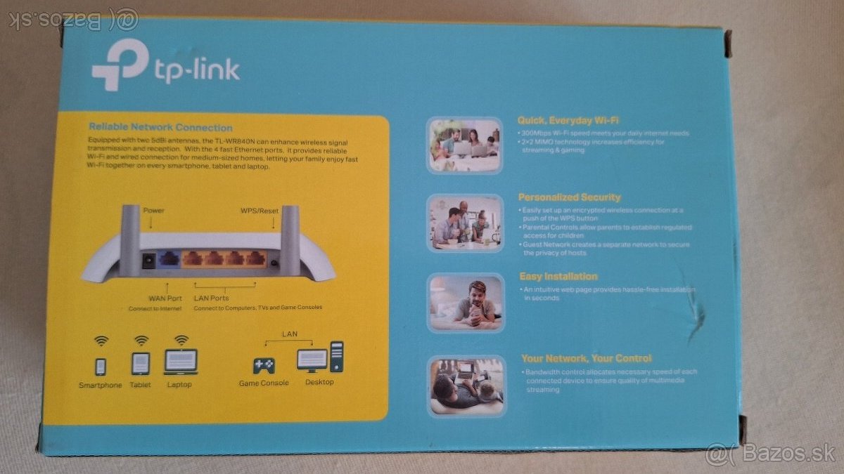 Predam wifi router tp-link NEPOUŽITÝ - 2