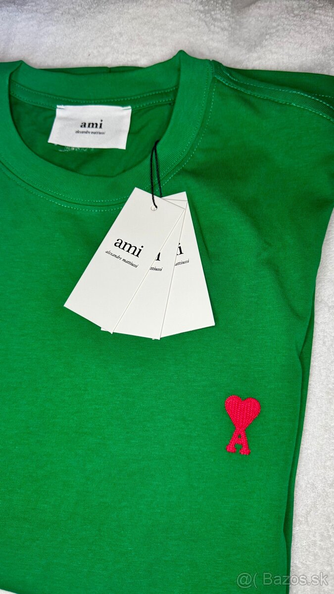 Ami Paris tričko zelené - 2