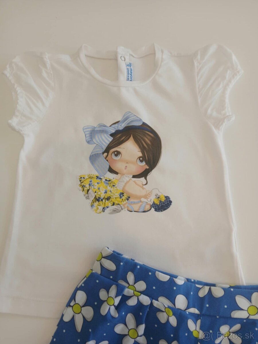 Krásny komplet - tričko a kraťasy, zn.Mayoral, veľ.92 - 2