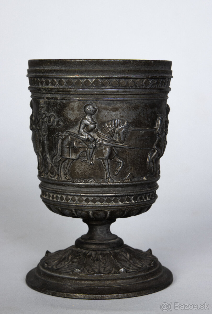 Starožitný cínový pohár - 2