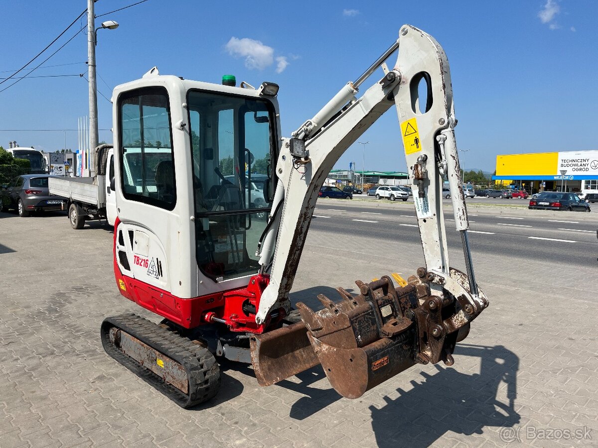 Minibager minirypadlo Takeuchi TB216, Terex Yanmar JCB - 2