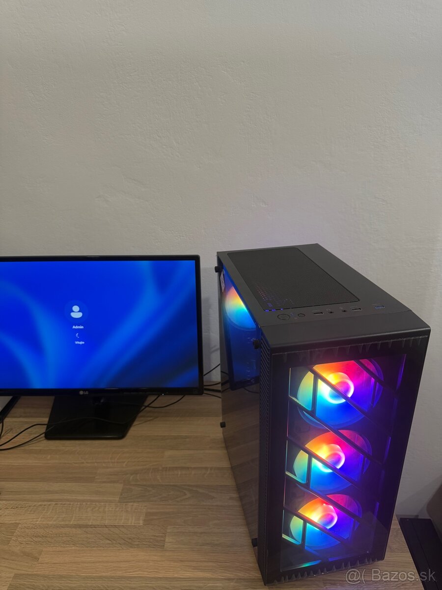 Herne pc rtx 2060, ssd, ryzen 5, Win 11, RGB - 2