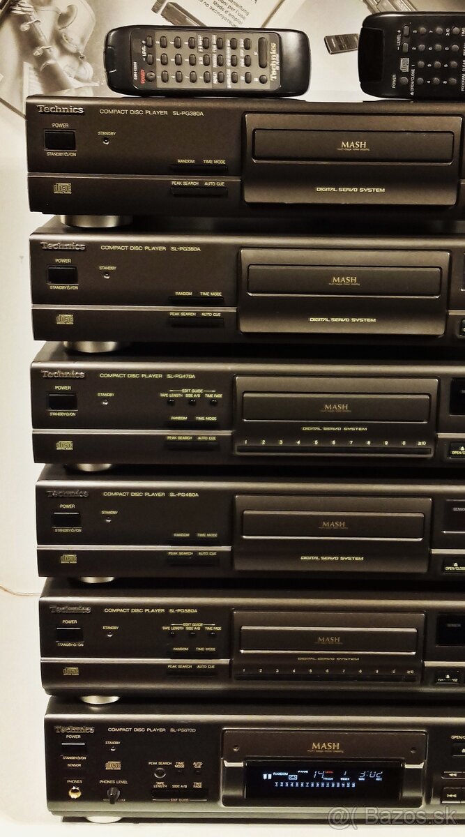 Seria CD prehravac TECHNICS MASH, moznost ovladat s DO = Cd5 - 2