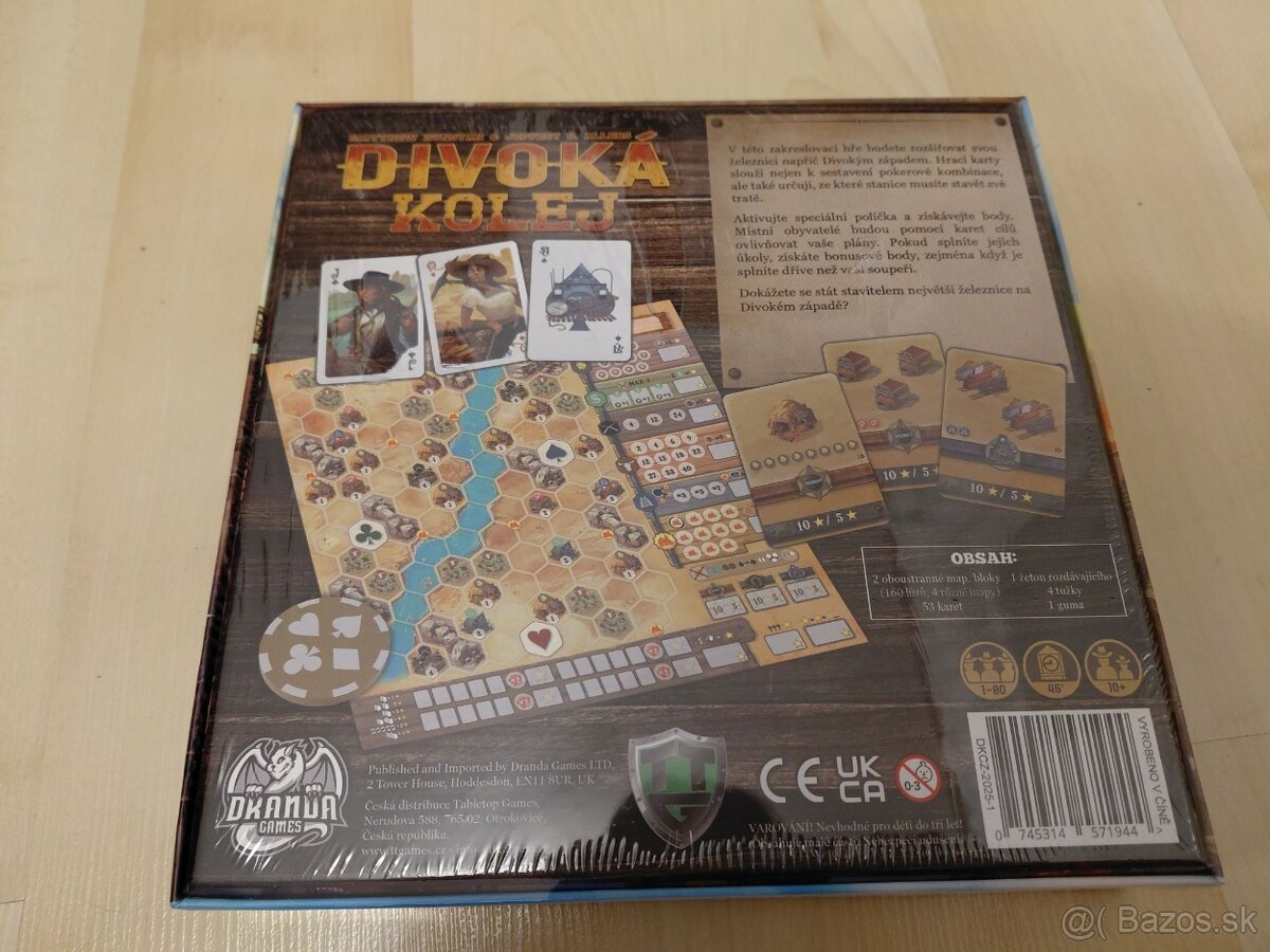 Spoločenská hra Divoká kolej - 2