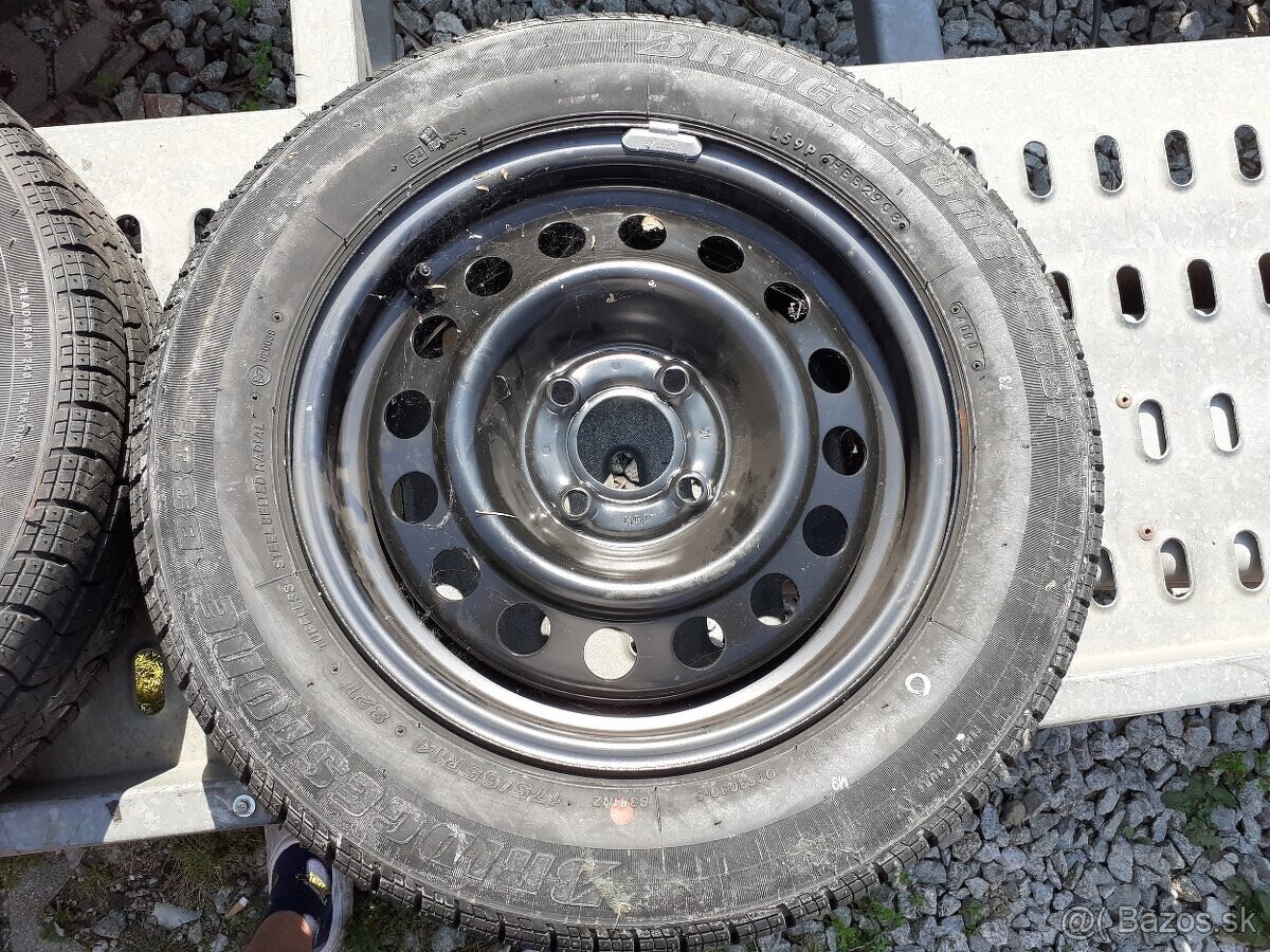 Predám 2 kusi kolies 175/65 R14 4x100 Renault thalia - 2