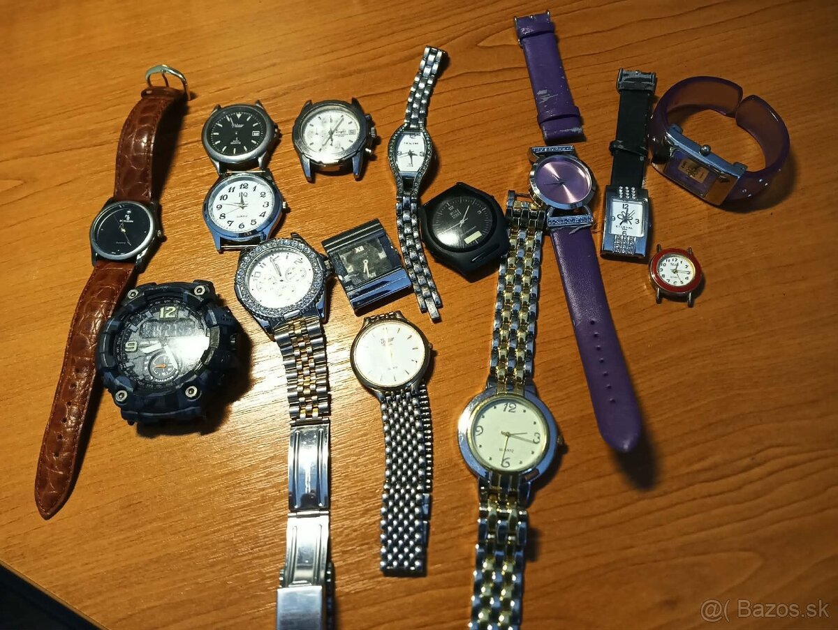 Hodinky, všetko spolu za 6 EUR. - 2