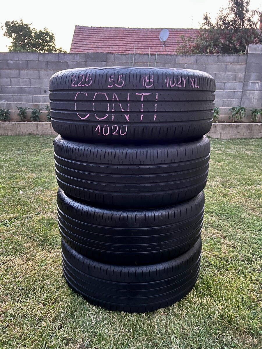 225/55 r18 letné CONTINENTAL 102Y XL - 2