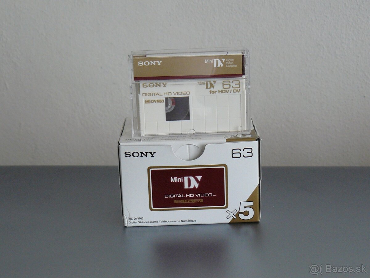 Mini DV videokazety SONY -PANASONIC - TDK - Digital 8 - 2