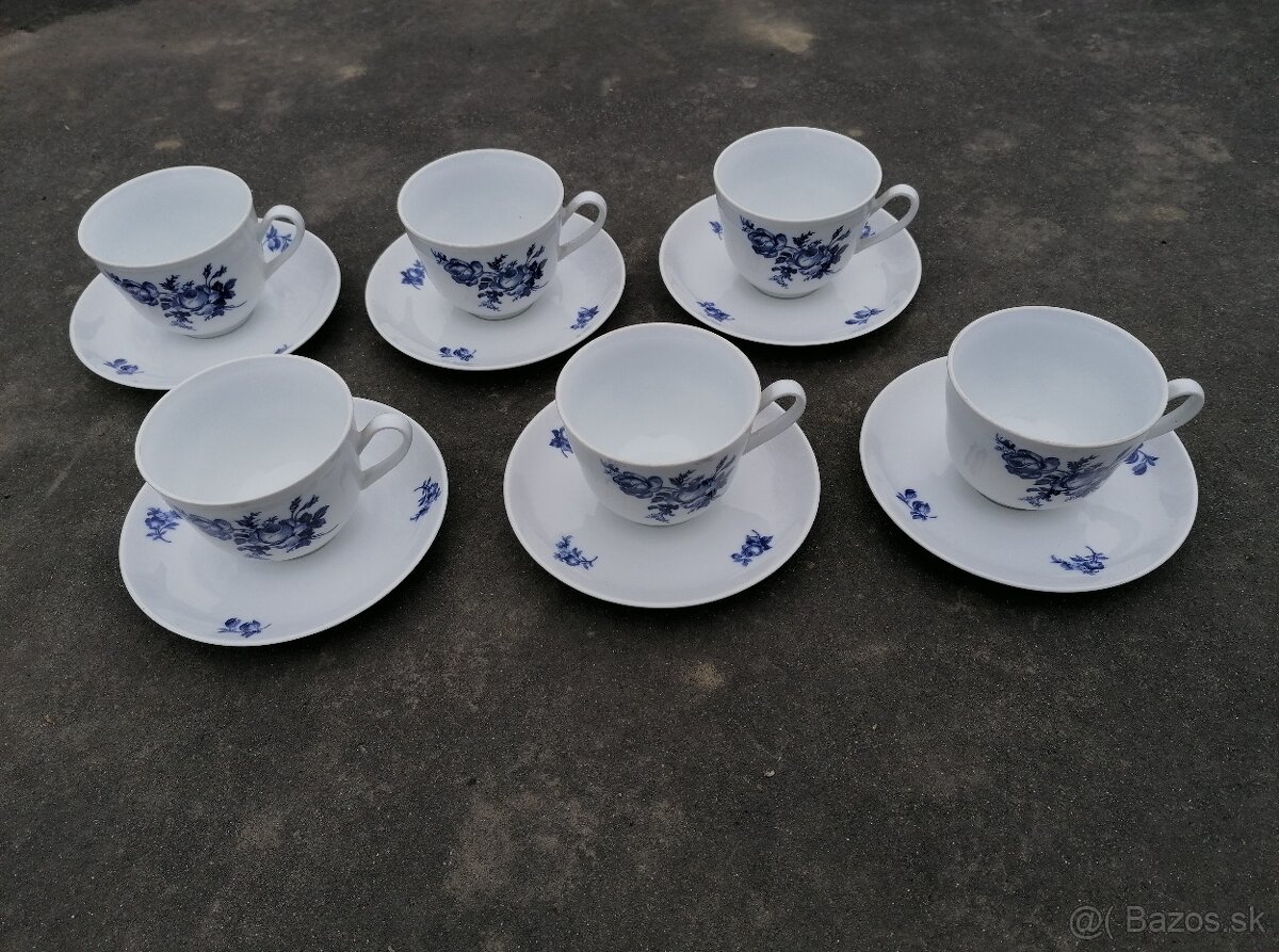 Predám porcelánová sada Modrá ruža - 2