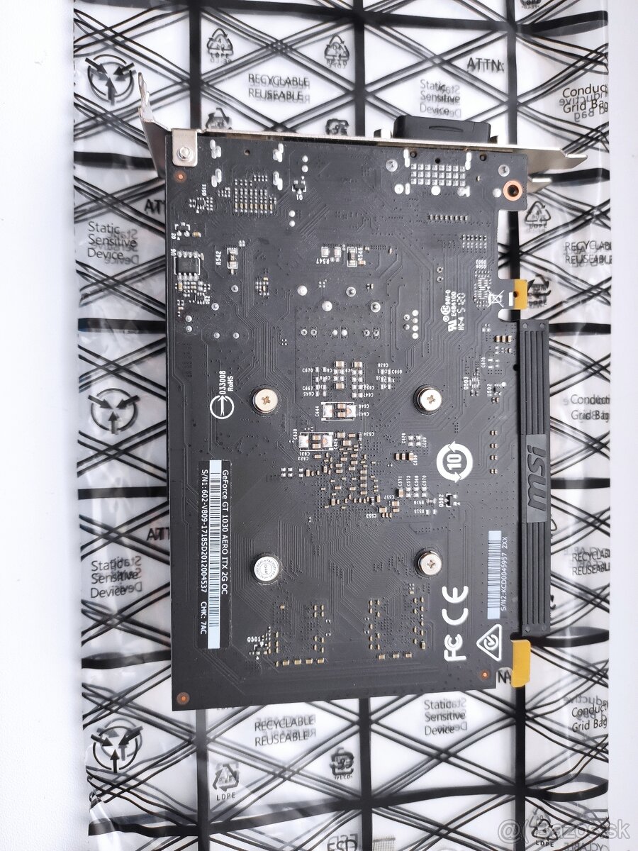 Predám MSI GT 1030 AERO ITX 2G OC - 2