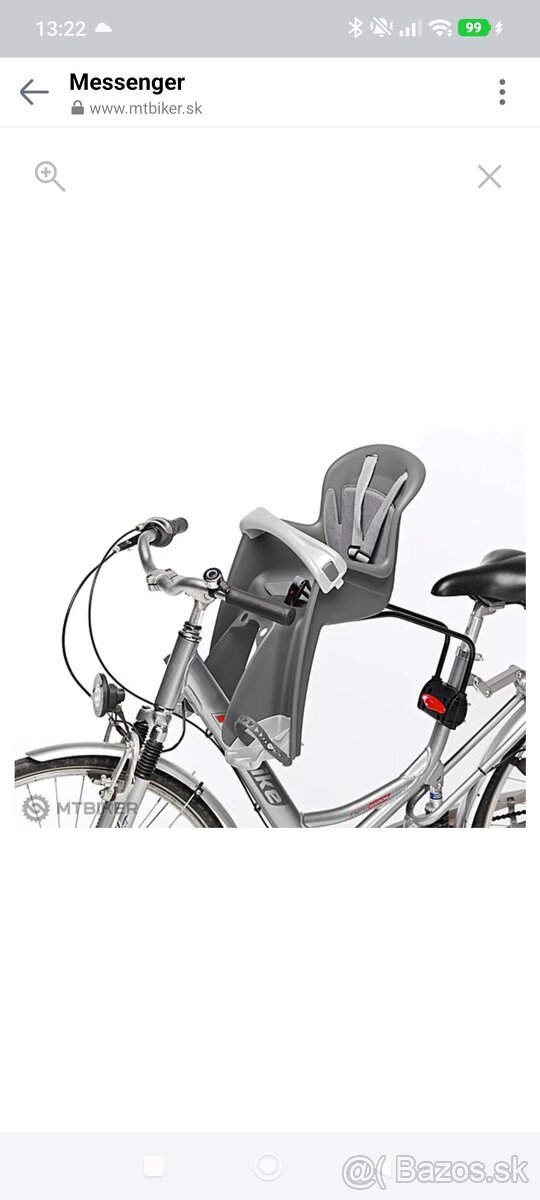Detská sedačka na bicykel - 2