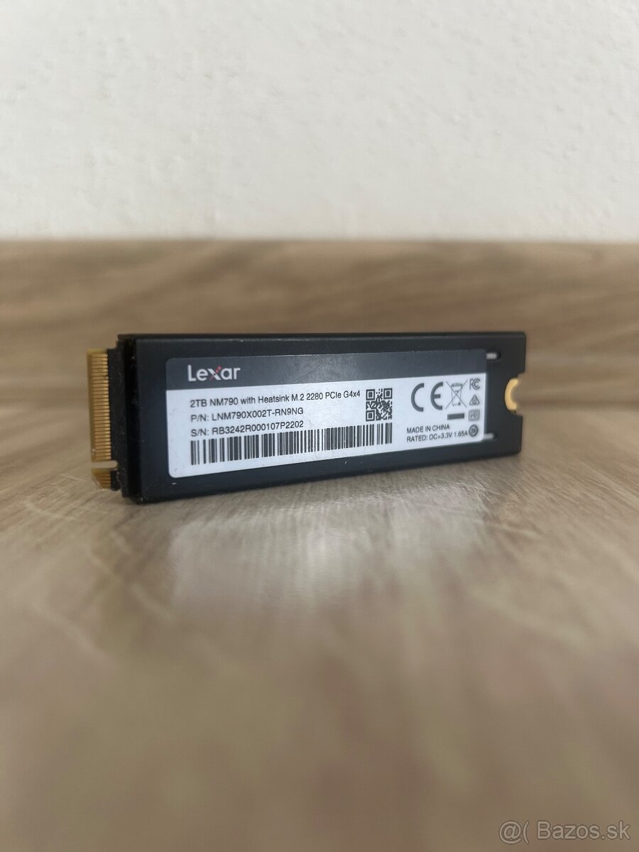 Lexar NM790 2tb, heatsink - 2