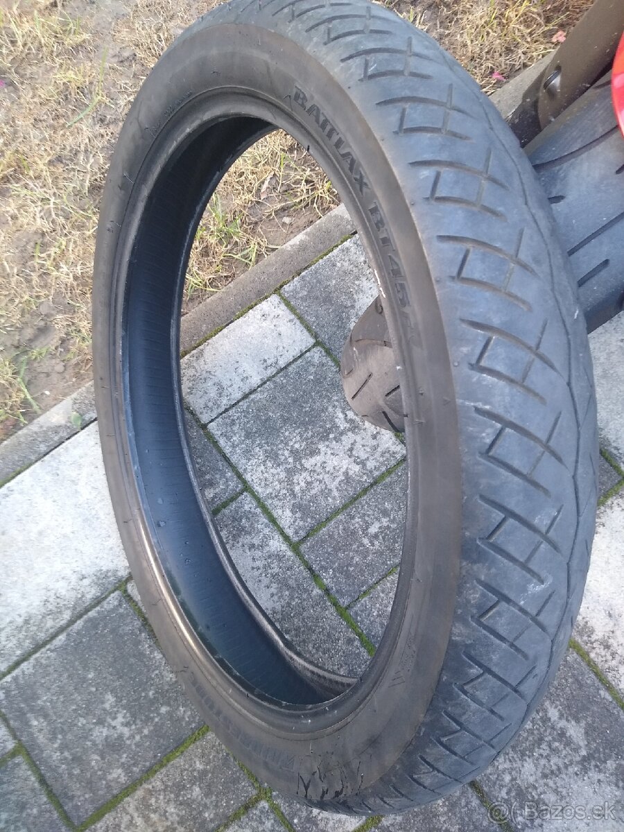 100/90 r19 + koleso , výfuk, tlmiče transalp xl 700 ABS - 2