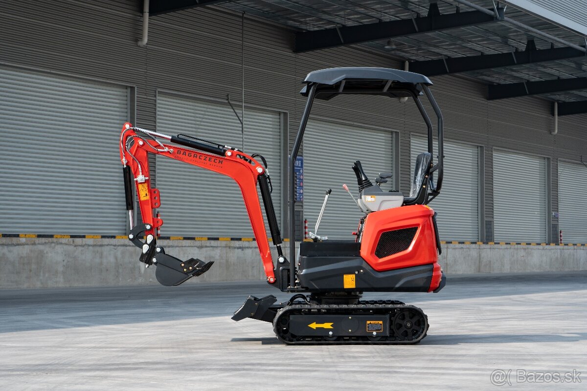 Minibagr 1200kg, A12, BAGRCZECH - 2