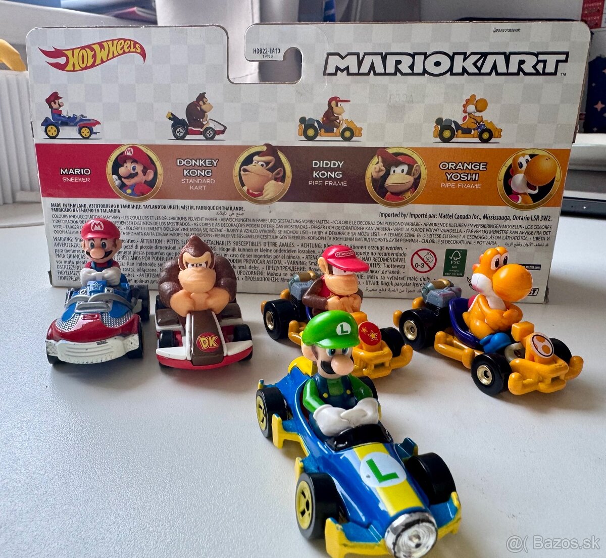 Mario Kart HotWheels 4 pack + 1 - 2