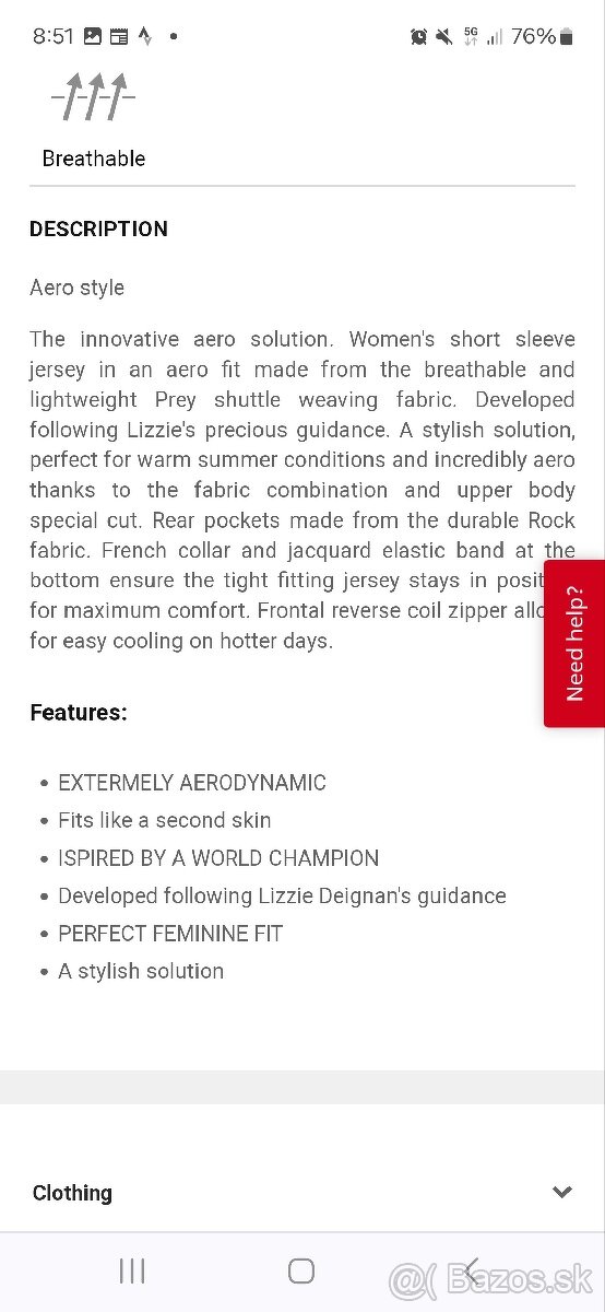 Damsky cyklisticky dres Santini M - 2