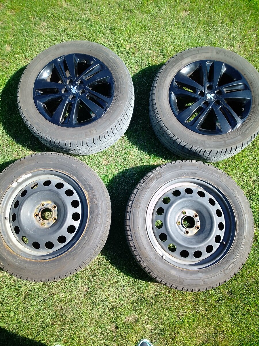 originál Peugeot expert elektróny 5x108 7,0Jx17 ET46 - 2