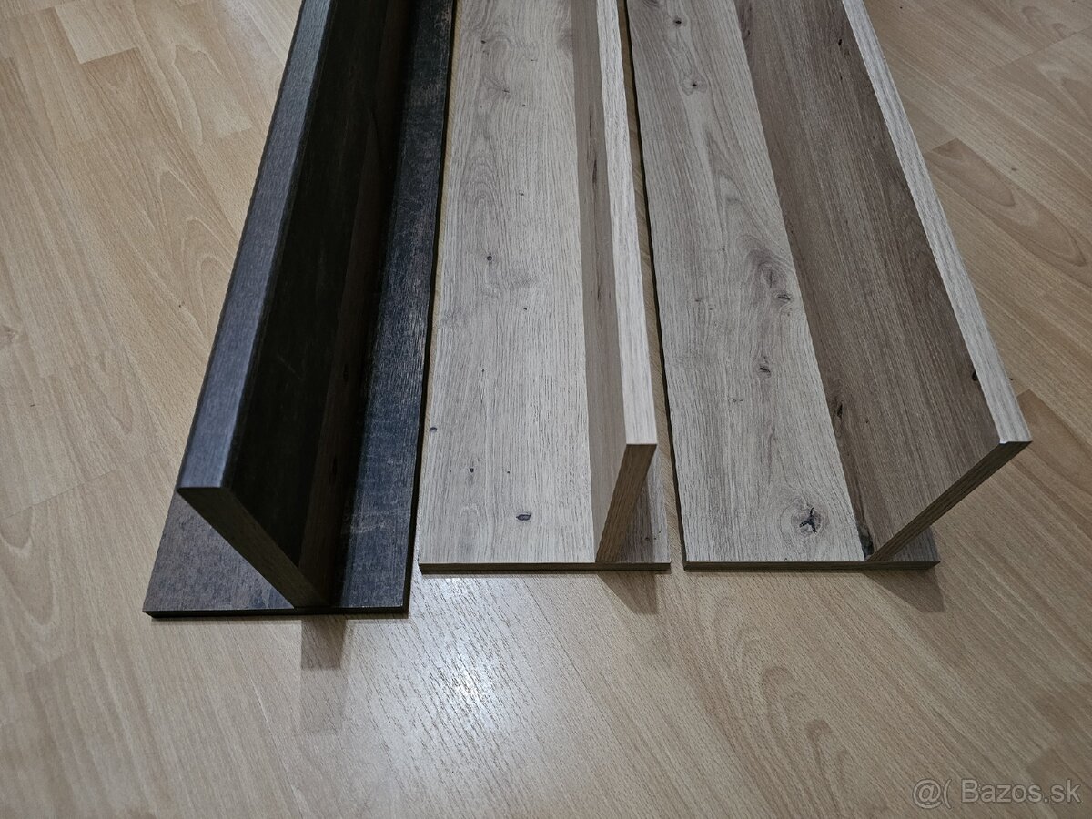 Poličky na Stenu 3ks - 2