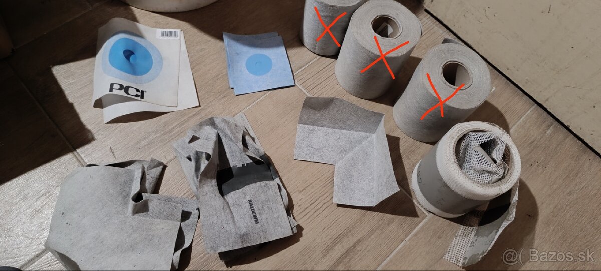Pásky na sadrokartón, hydroizoláciu. - 2