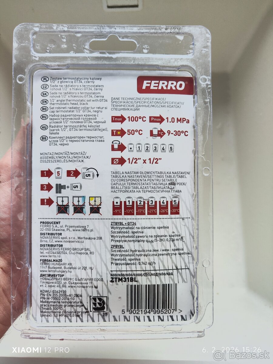 Termostatická zostava - 2