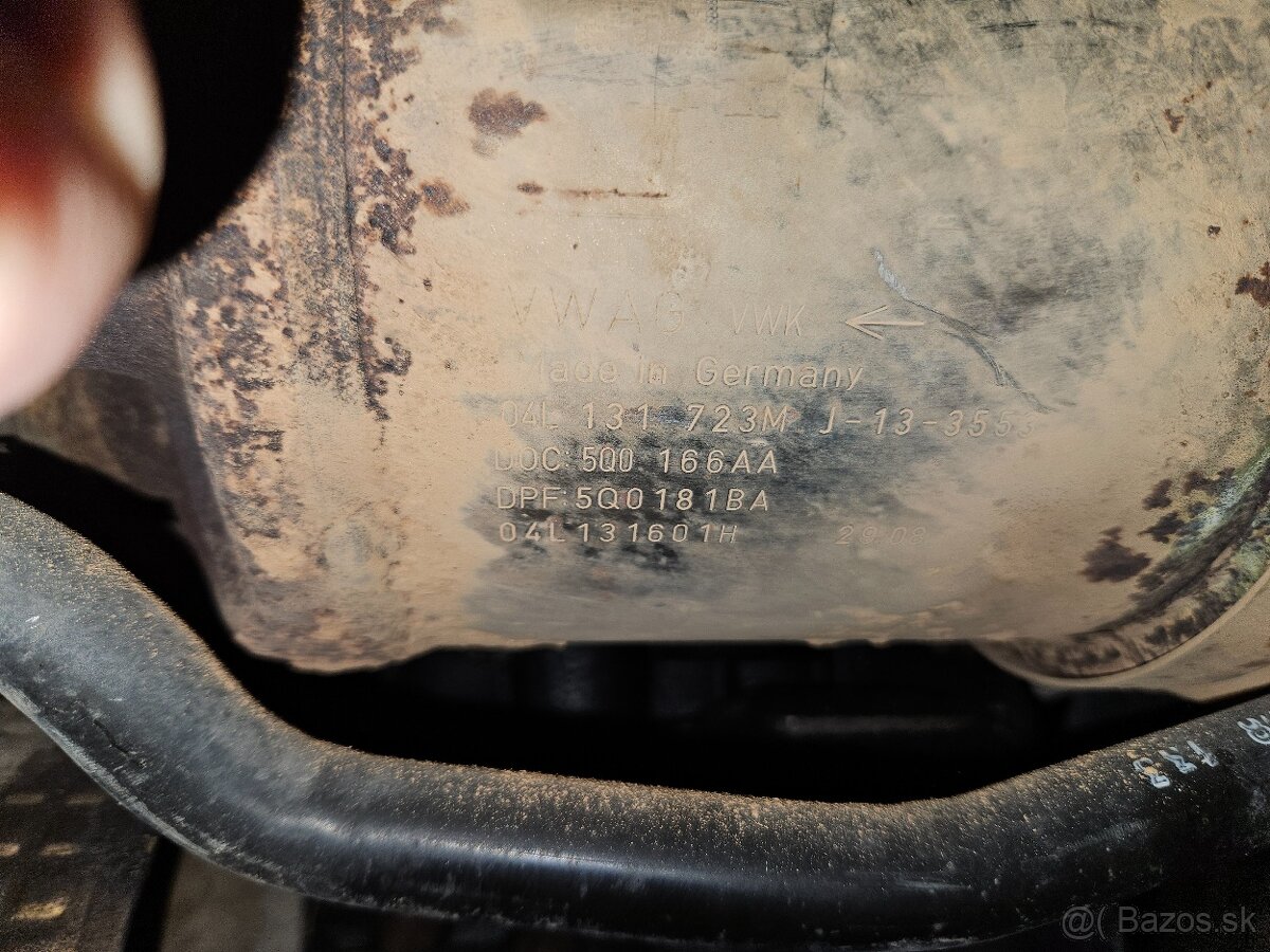 DPF FILTER VW, ŠKODA 1.6/2.0 TDI 04L131723M - 2