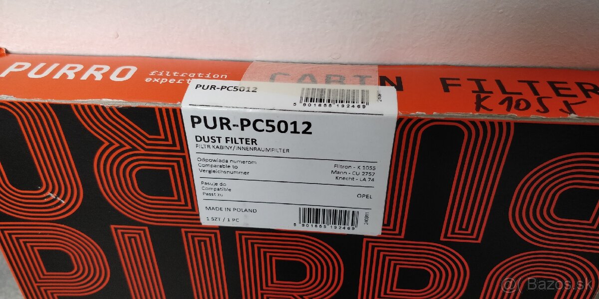 Filter kabinový Opel - 2