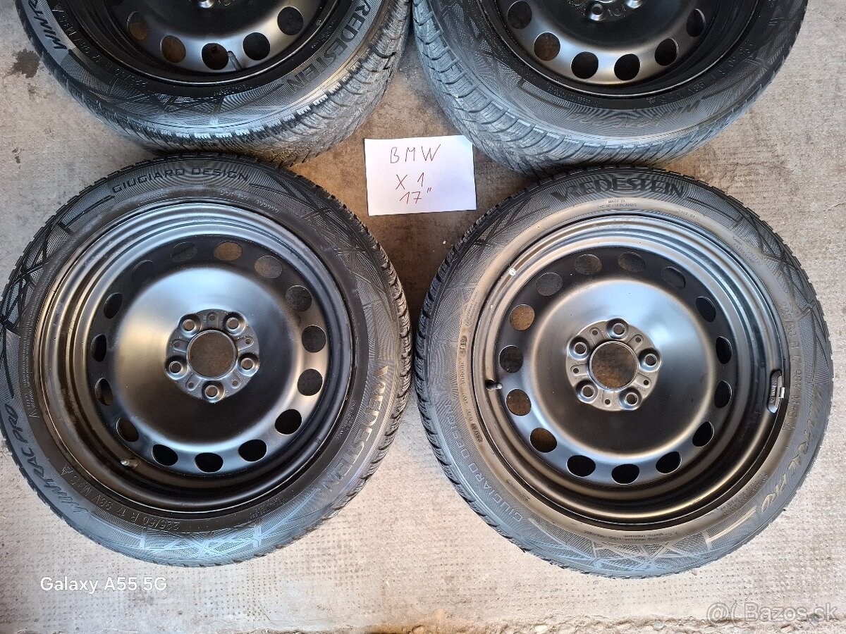 Bmw x1 e84 zimne kolesa gumy 225/50r17 - 2