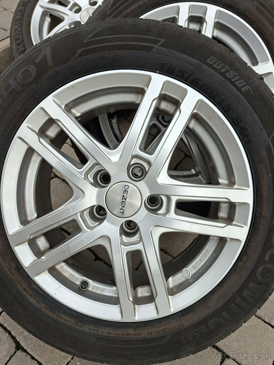 Hliníkové disky zn.Dezent z Fábie 3. - 2