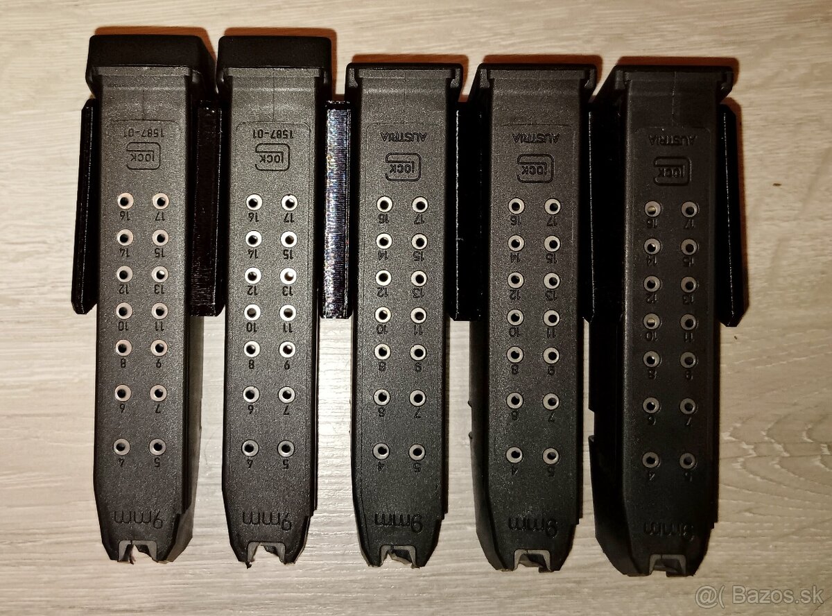 Držák na dvouřadé zásobníky GLOCK pro 5 zásobníků - 2