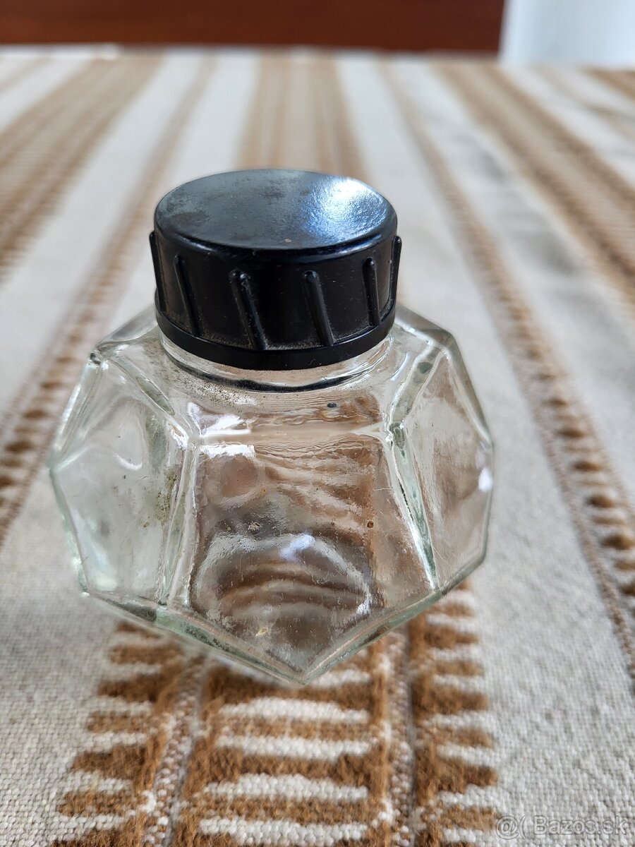 Predám starú nádobku na atrament+starú fľašu - 2