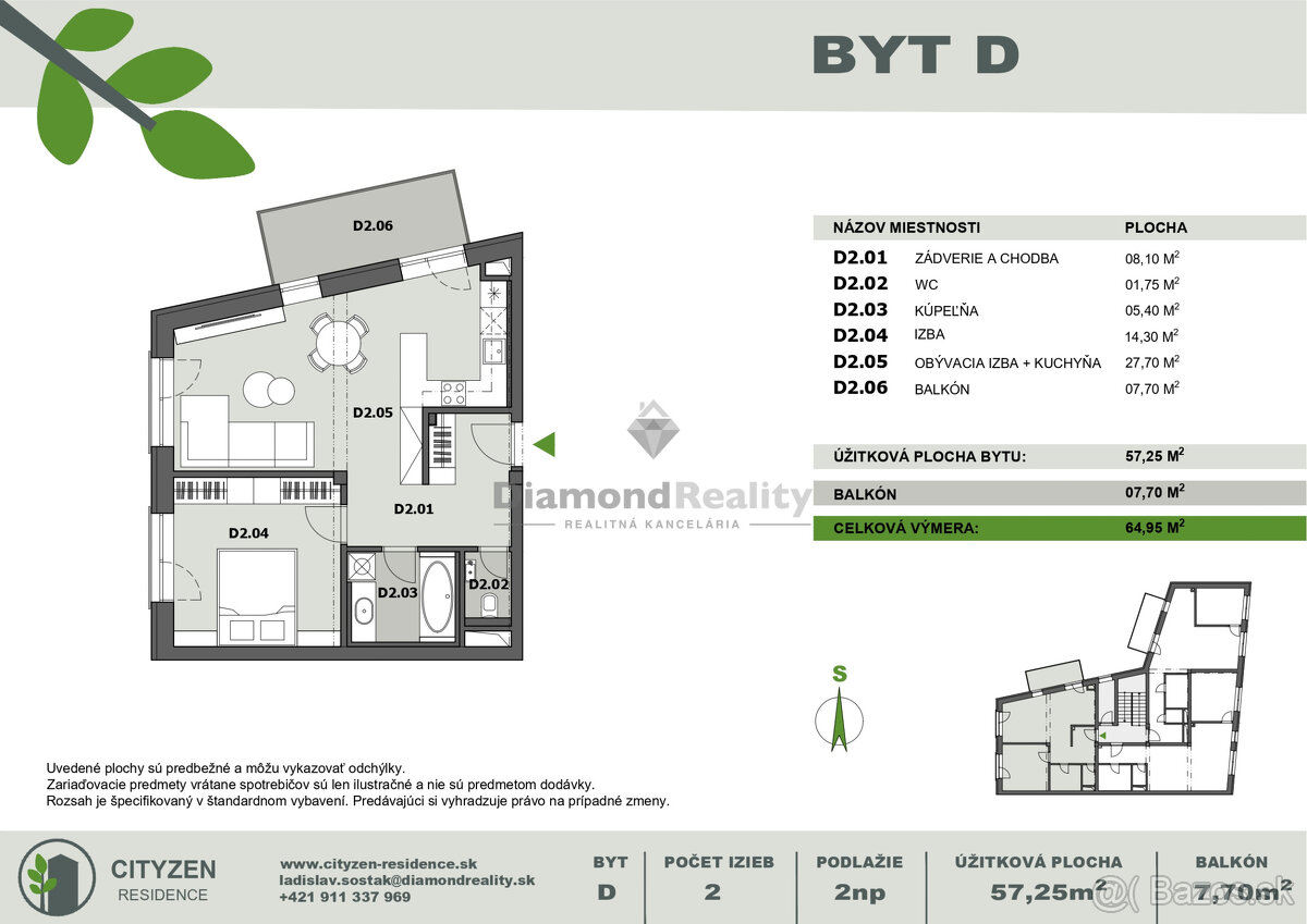 CITYZEN RESIDENCE - HARMÓNIA V CENTRE MESTA | 2 IZBOVÝ BYT - - 2