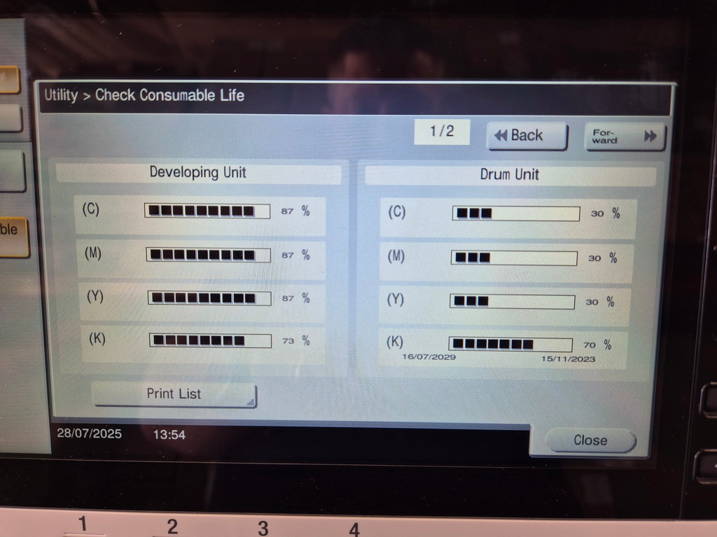 Konica Minolta bizhub C458 - 158414 strán - 2