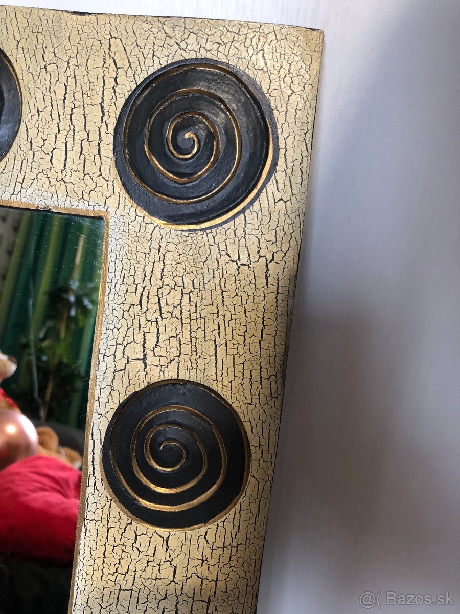 Etno zrkadlo so škoricou (50 x 35cm) Vianoce - 2