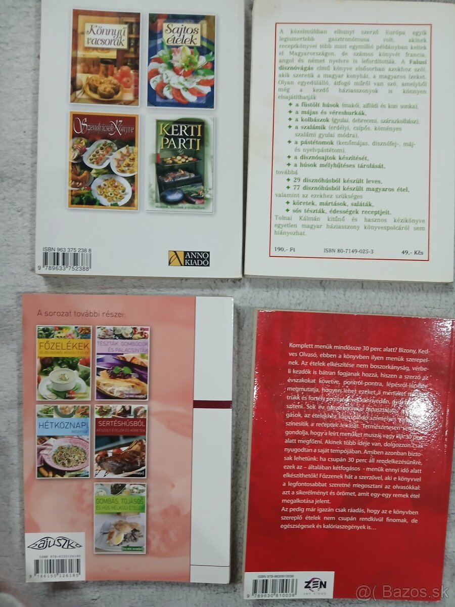 Maďarské kuchárske knihy - 2