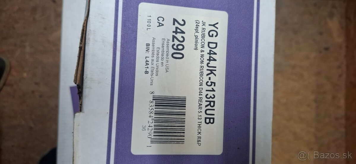 Predám prevody 5,13 Jeep Wrangler JK Rubicon - 2