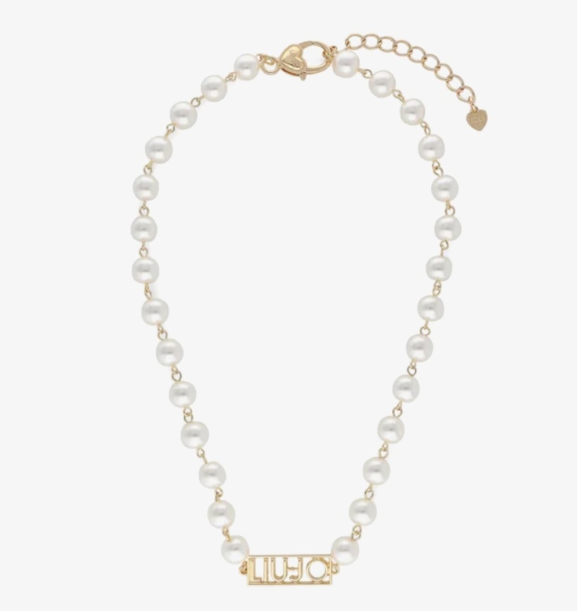 Liu Jo Náhrdelník perlový s nápisom - 2