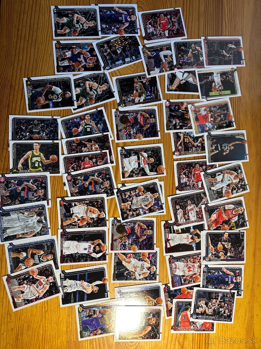 basketbalové kartičky NBA (Topps + Panini) - 2