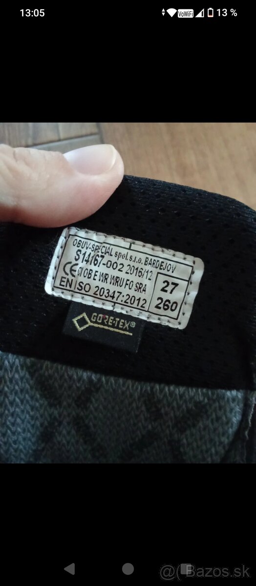 Pánske kanady Gore-Tex 41 čierne - 2