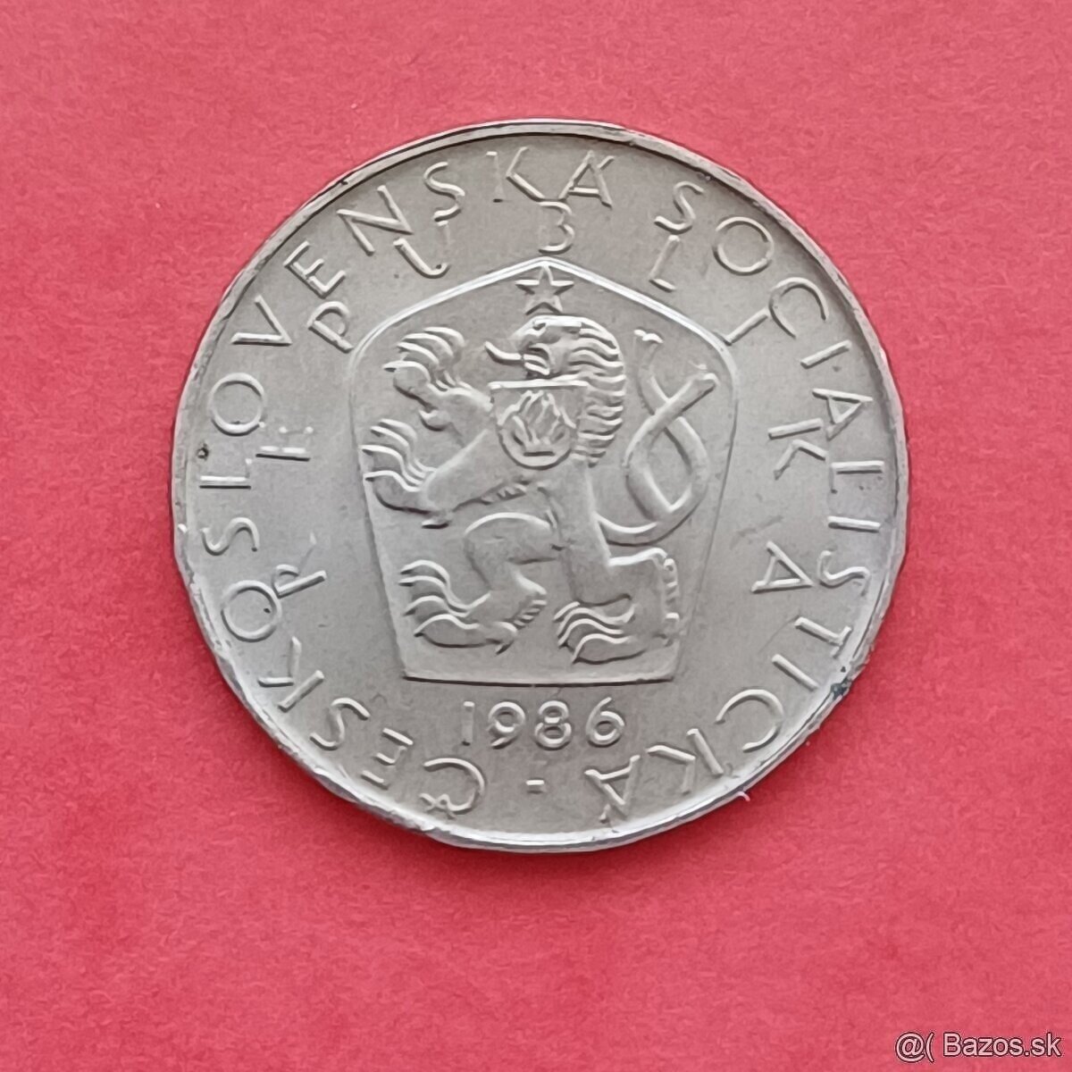 Najvzácnejšia 5 Kčs 1986 - 2