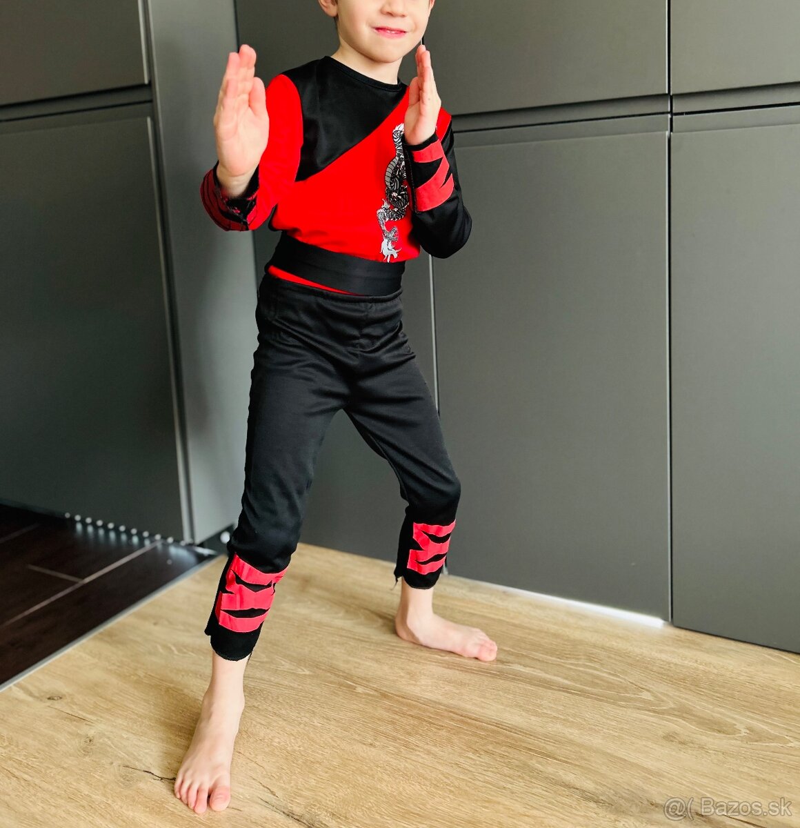 Ninja kostým 92-104 - 2