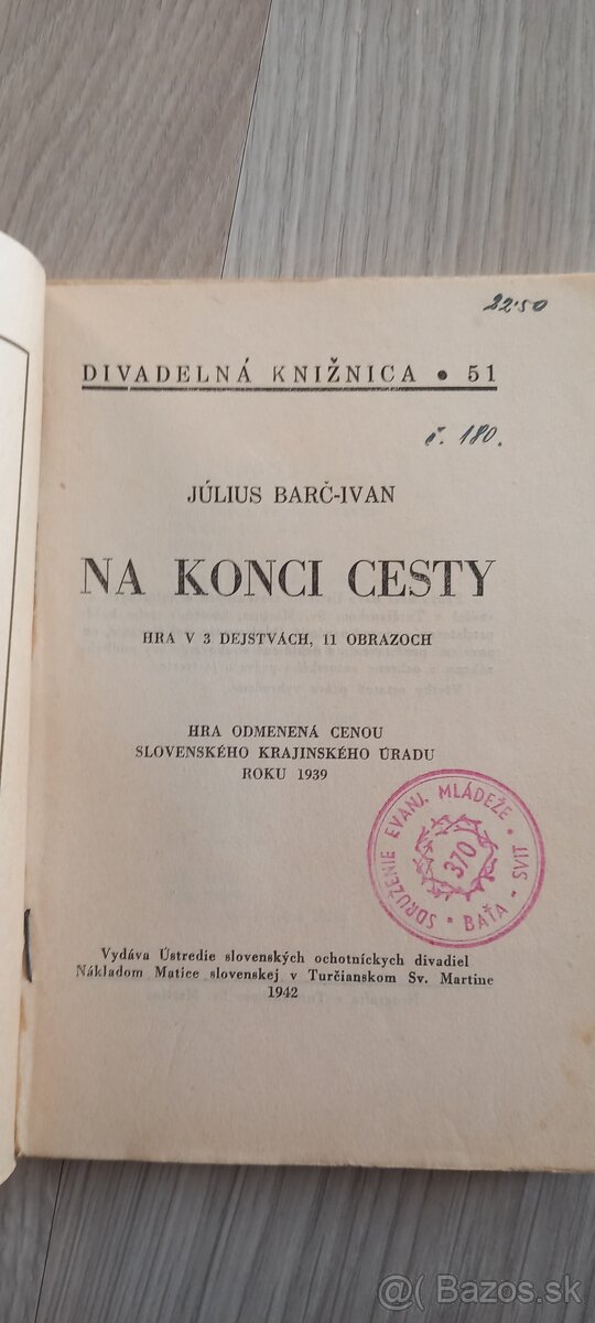 Július Barč Ivan Na konci cesty - 2