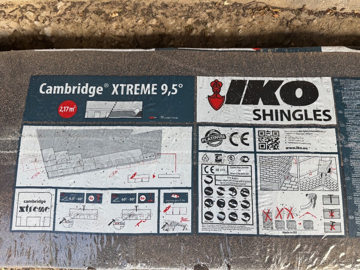 Šindle strešné IKO - 2