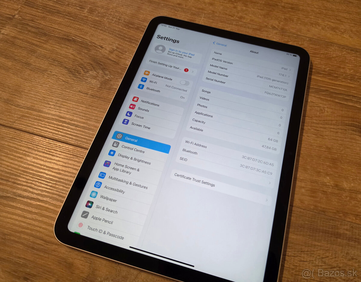 Apple iPad 10 64gb strieborný - 2